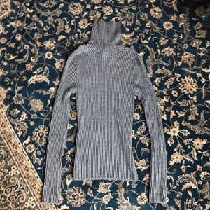 express heather grey turtle neck